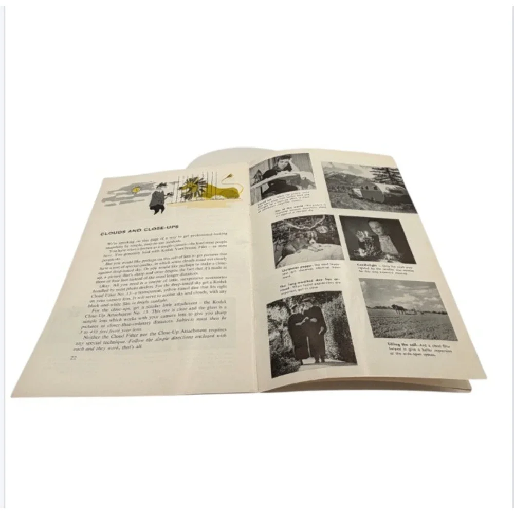 Vintage Kodak Brownie Hawkeye‎ Flash Camera Guide Booklet Snapshots Manual 1950s